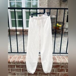 Uniqlo Womens Cream Joggers